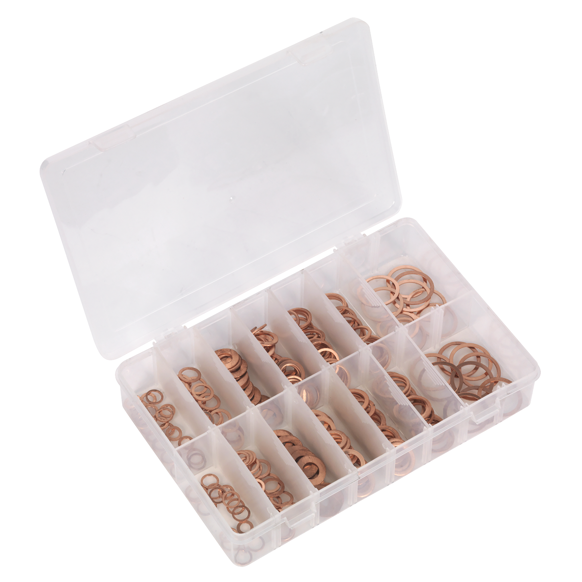 Diesel Injector Copper Washer Assortment 250pc