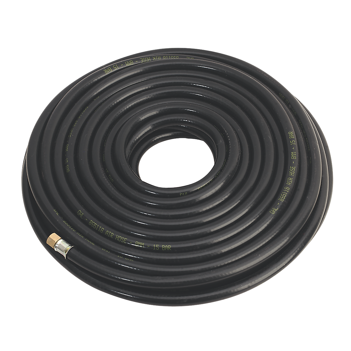 Heavy-Duty Air Hose with 1/4"BSP Unions 30m x 8mm