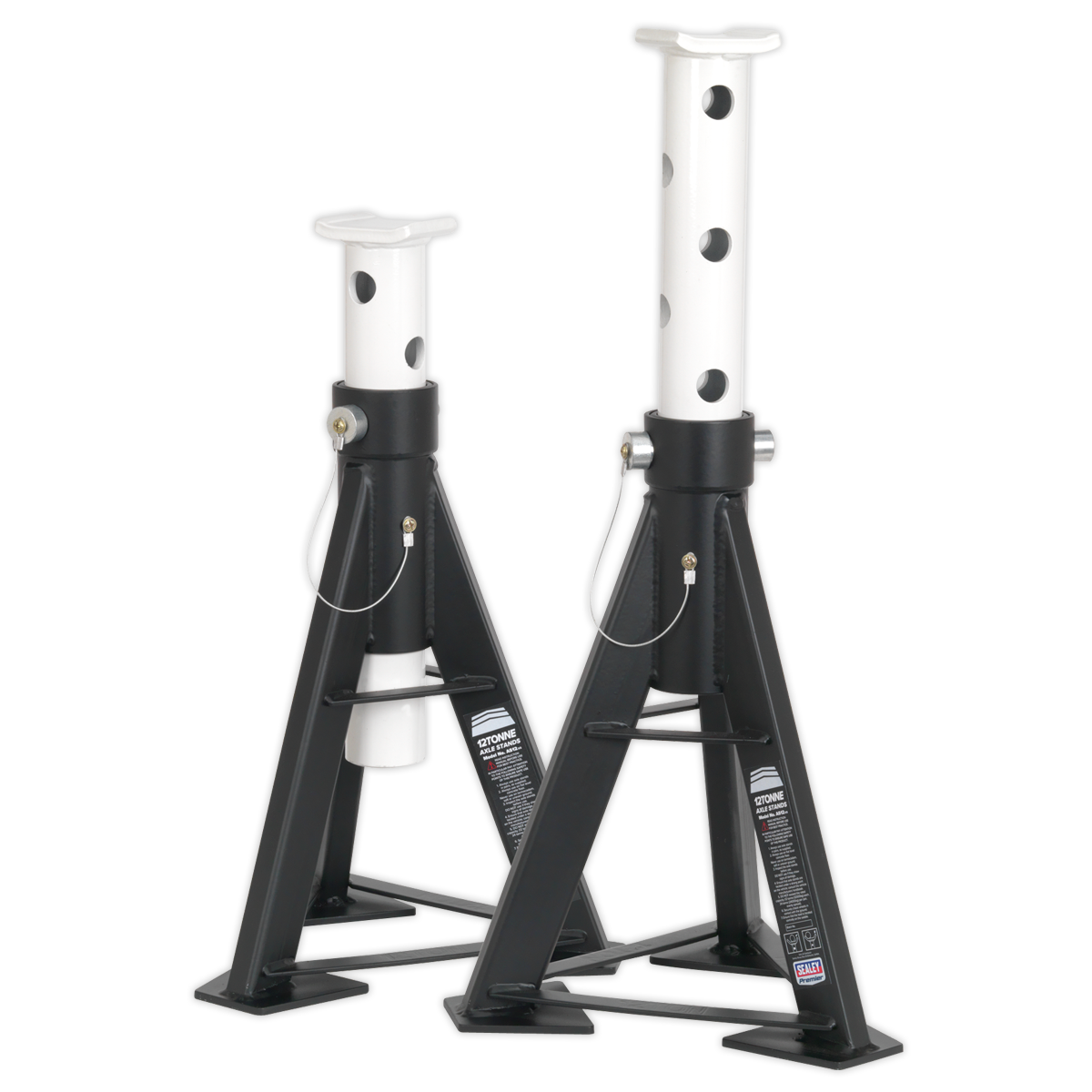 Premier Axle Stands (Pair) 12 Tonne Capacity per Stand High Level