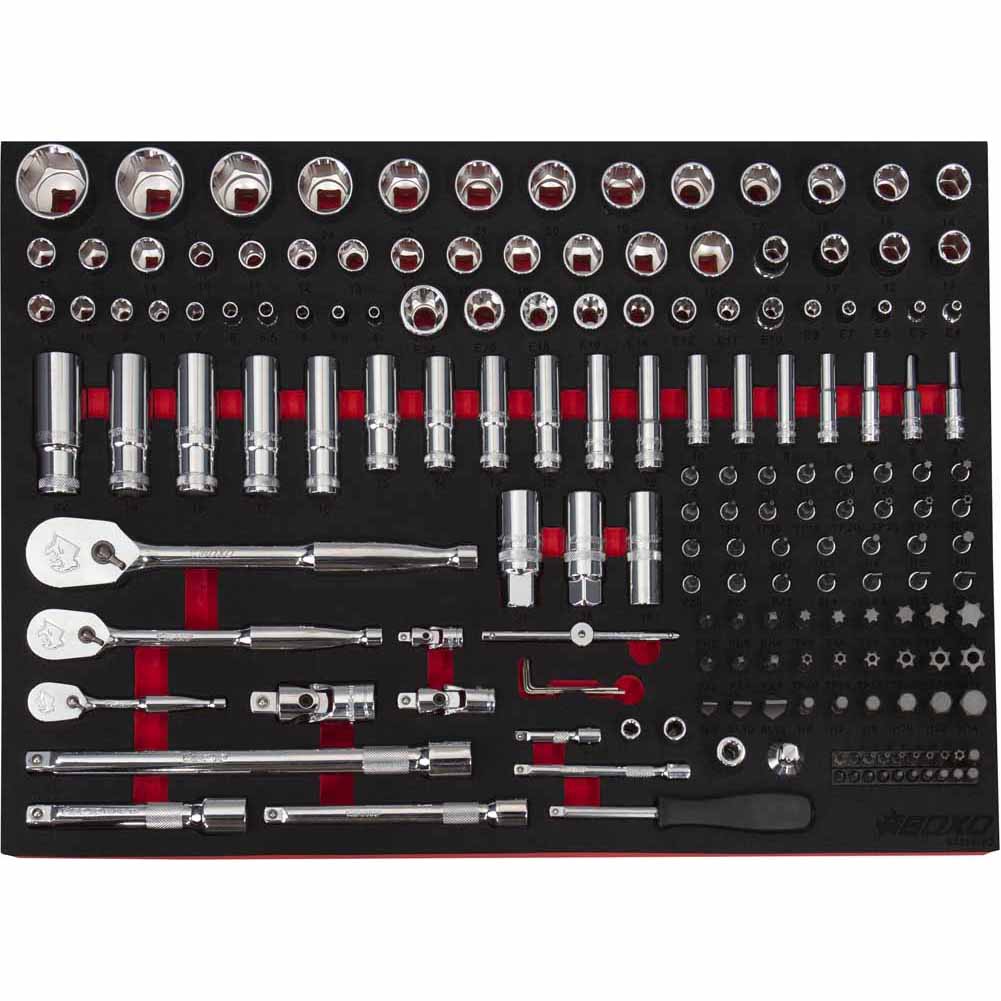 BOXO 171Pc 1/4", 3/8"& 1/2" Master Socket Set