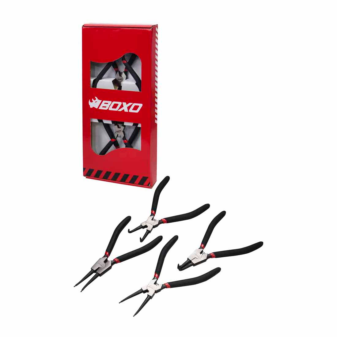 BOXO 4Pc Circlip Plier Set