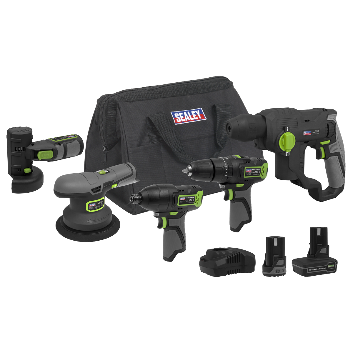 5 x SV10.8 Series Cordless Power Tool Kit 10.8V - 2 Batteries