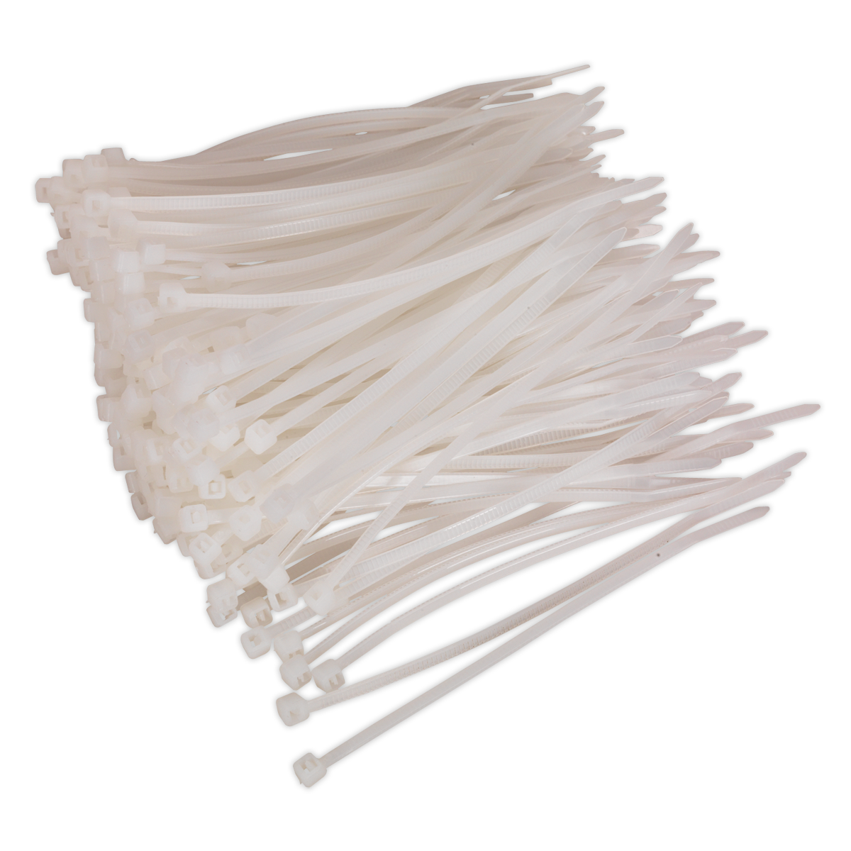 Cable Tie 100 x 2.5mm, White - Pack of 200