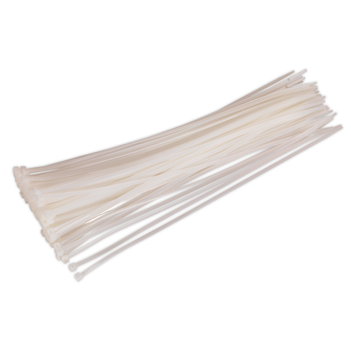 Cable Tie 380 x 4.8mm, White - Pack of 100