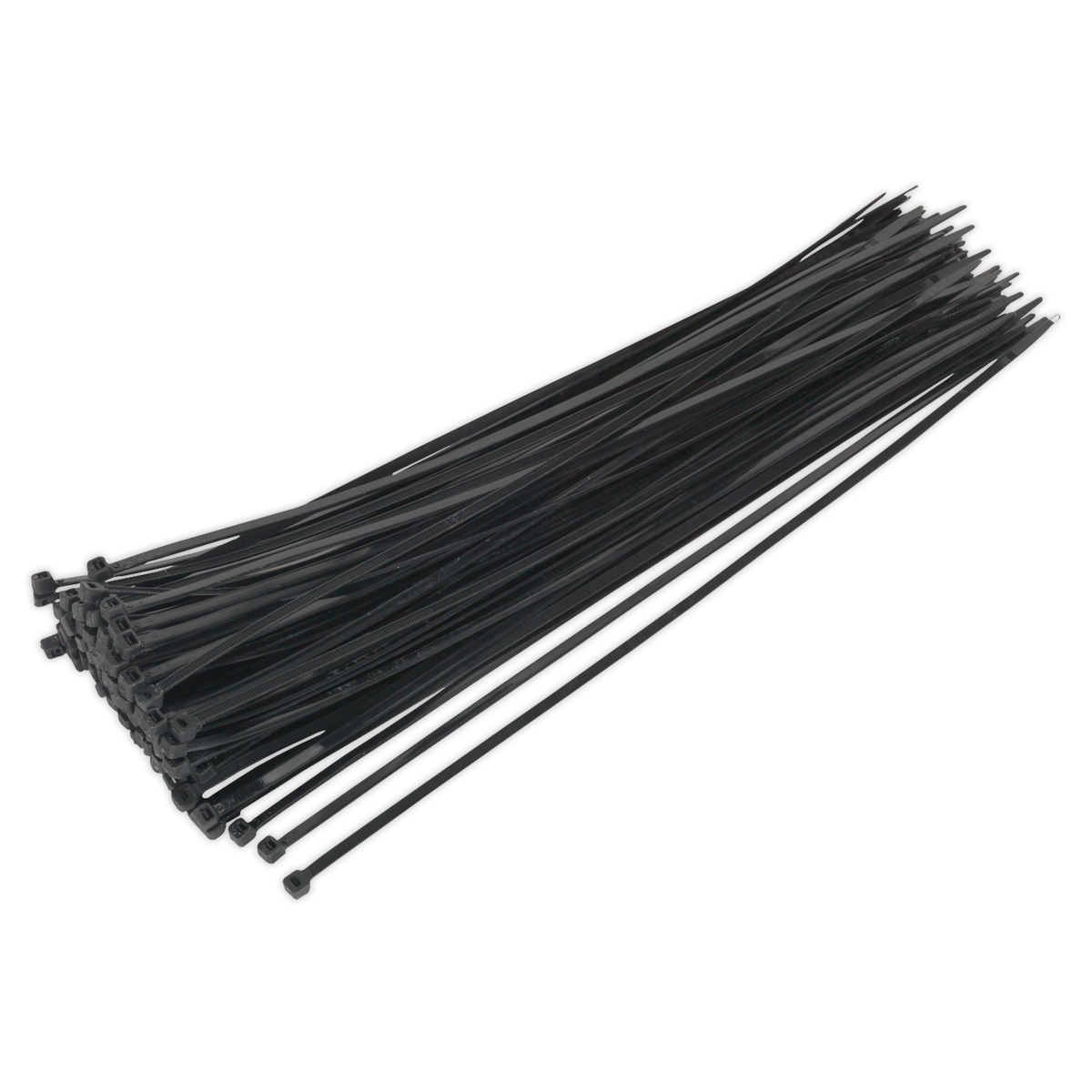 Cable Tie 380 x 4.8mm, Black - Pack of 100