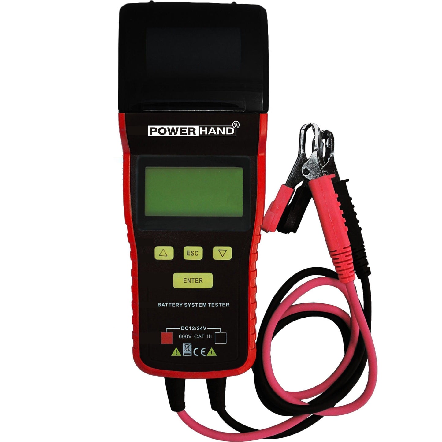 POWERHAND Battery Tester With Printer