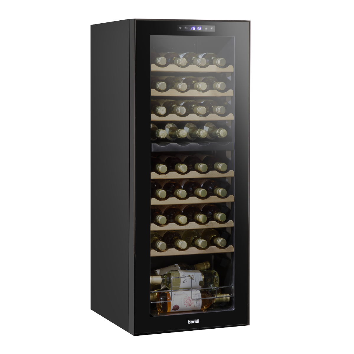 Baridi 36 Bottle Dual Zone Wine Fridge & Cooler