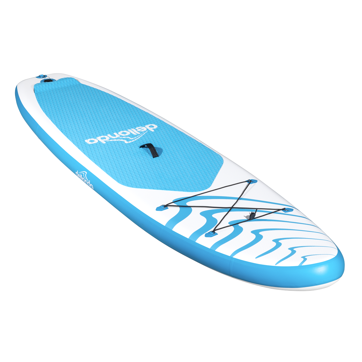 Dellonda Inflatable Stand-Up Paddle Board 10'6" - Light Blue/White