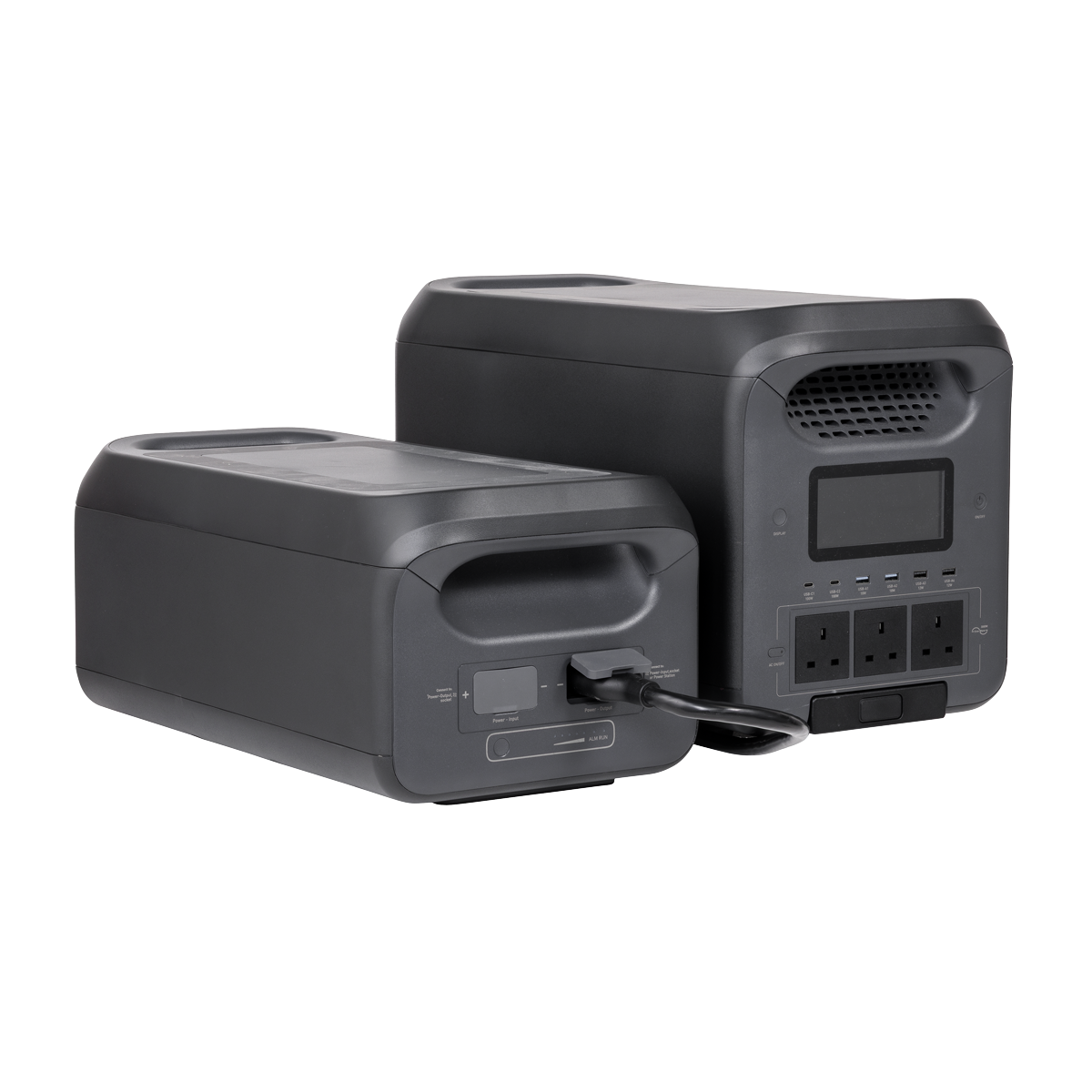 Dellonda Portable Power Station 3000W & Battery Expansion Pack 2560Wh