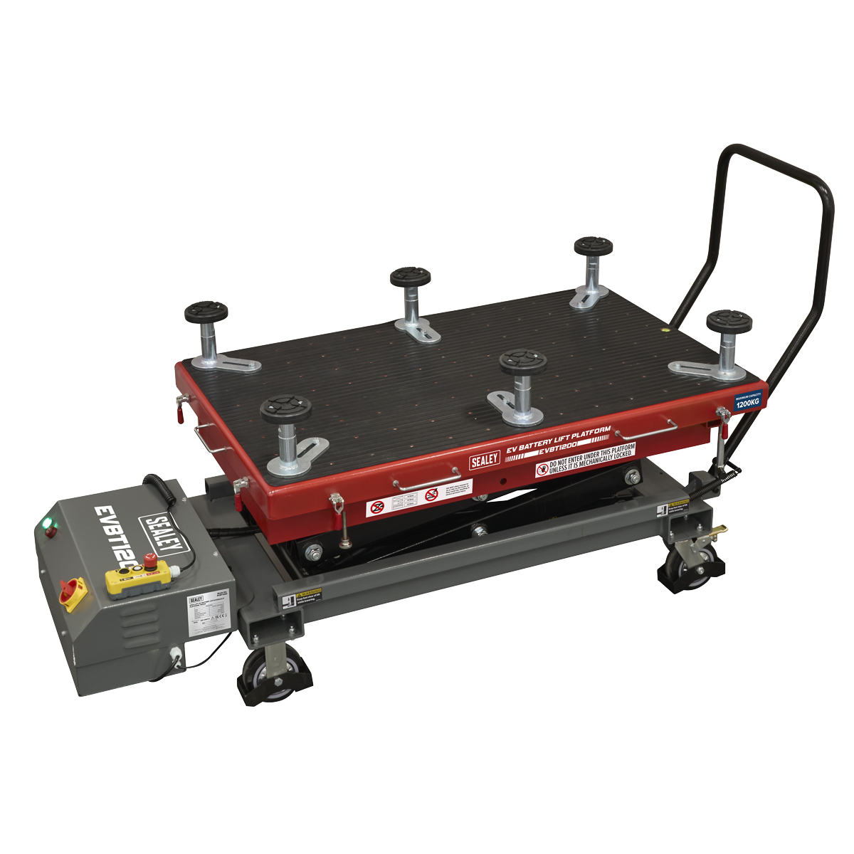 High Lift EV Battery Lift/Hydraulic Platform Truck 1200kg Capacity