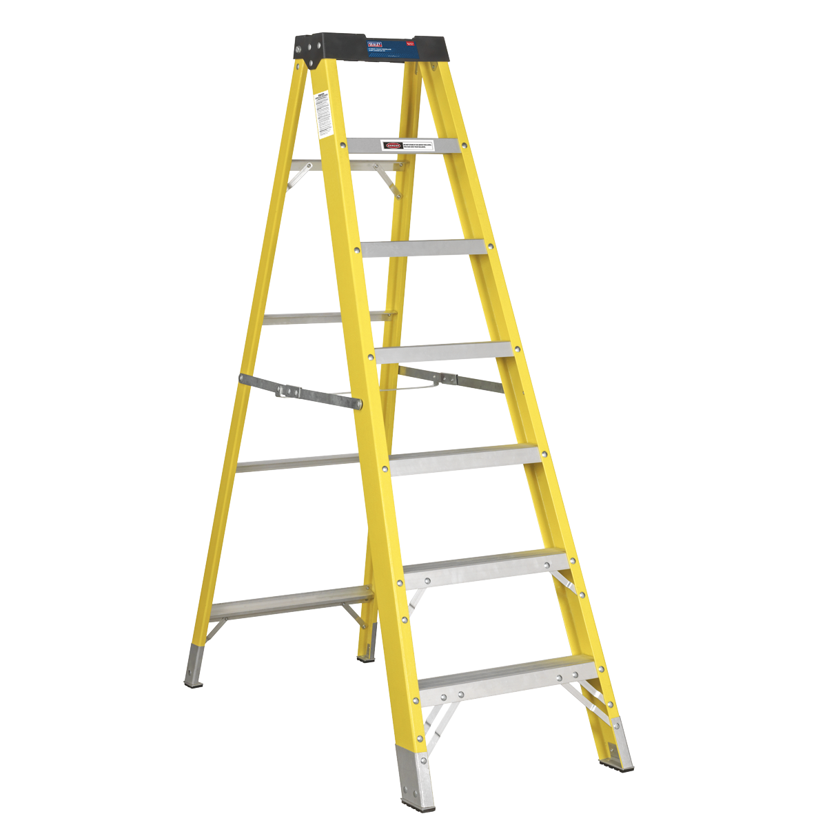Fibreglass Step Ladder 6-Tread - EN 131