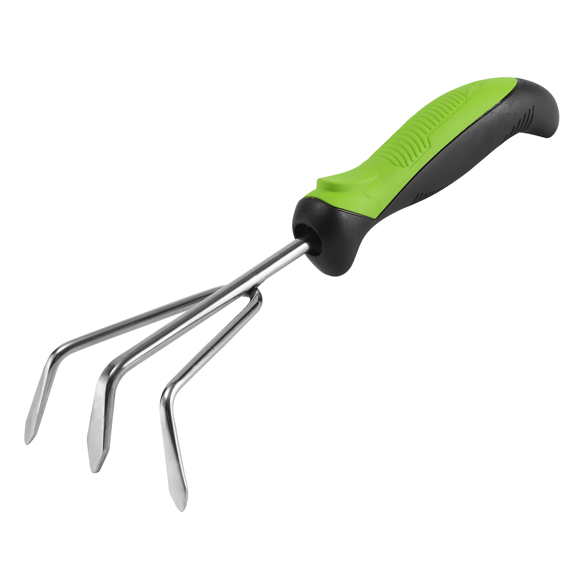 Hand Cultivator with Soft Grip Handle & Stainless Steel Tines