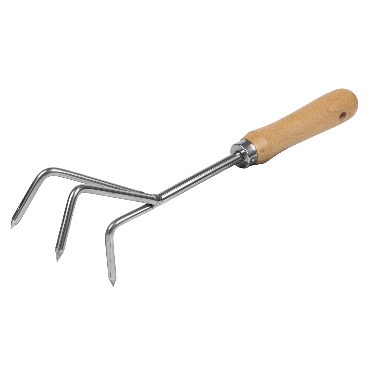Premier Cultivator with Short Ash Handle & Stainless Steel Tines
