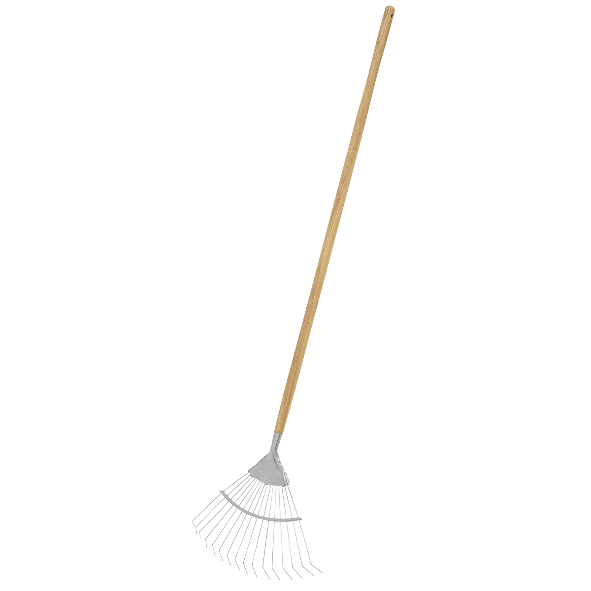 Premier Lawn Rake with Long Ash Handle & Stainless Steel Tines