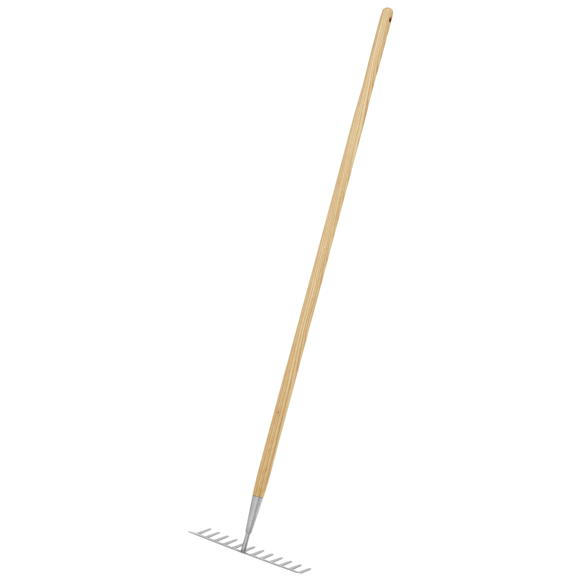Premier Garden Rake with Long Ash Handle & Stainless Steel Tines