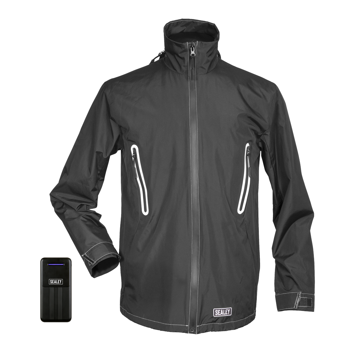 5V Heated Rain Jacket with Power Bank 20Ah - Small
