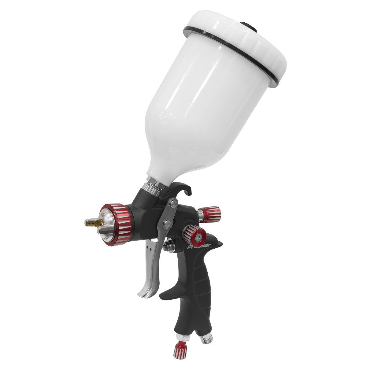 Premier Professional HVLP Gravity Feed Spray Gun 1.3mm Set-Up