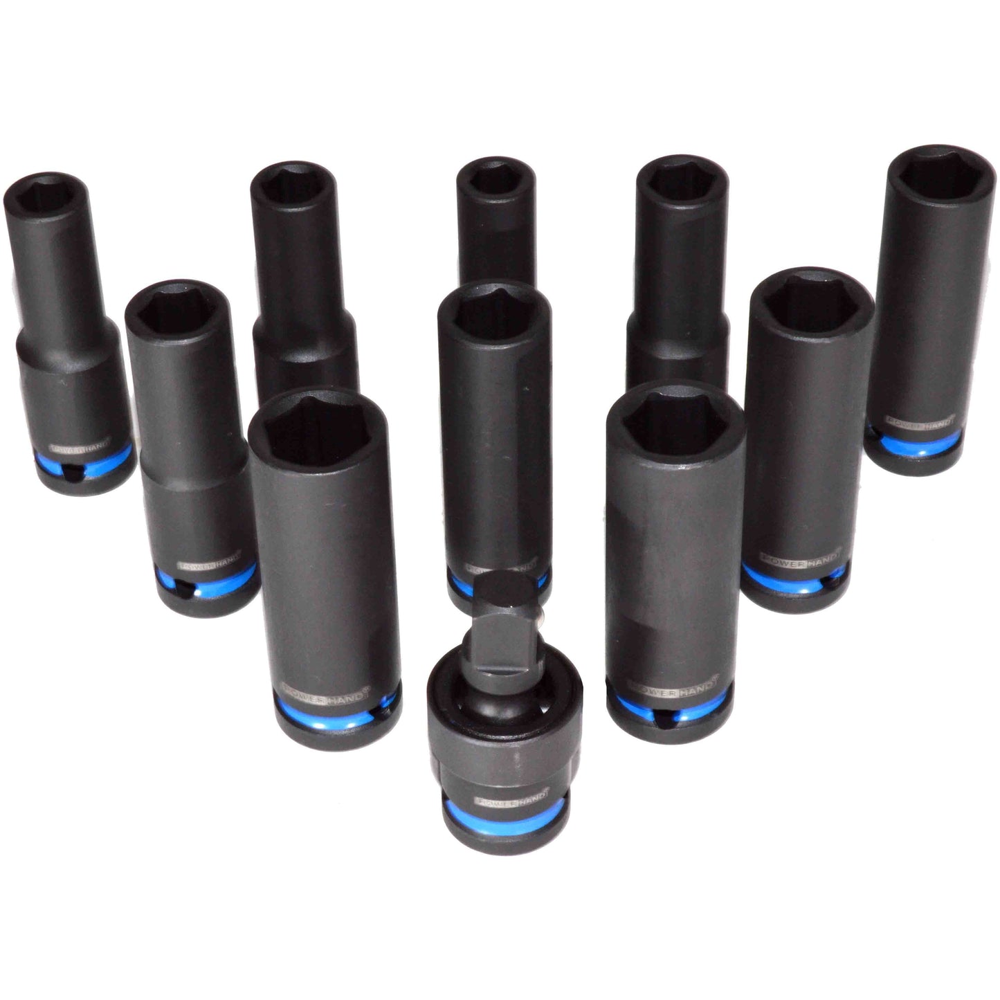 POWERHAND 1/2" Deep Impact Socket Set (10-19mm)