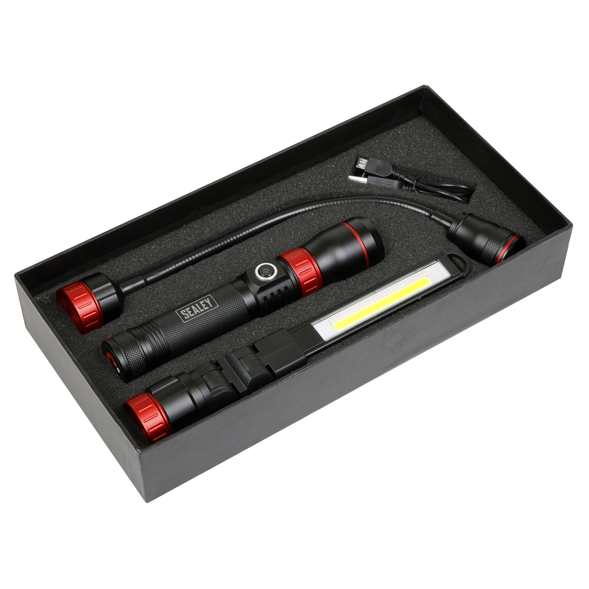 Rechargeable 3-in-1 Inspection Light 5W COB & 10W SMD LED