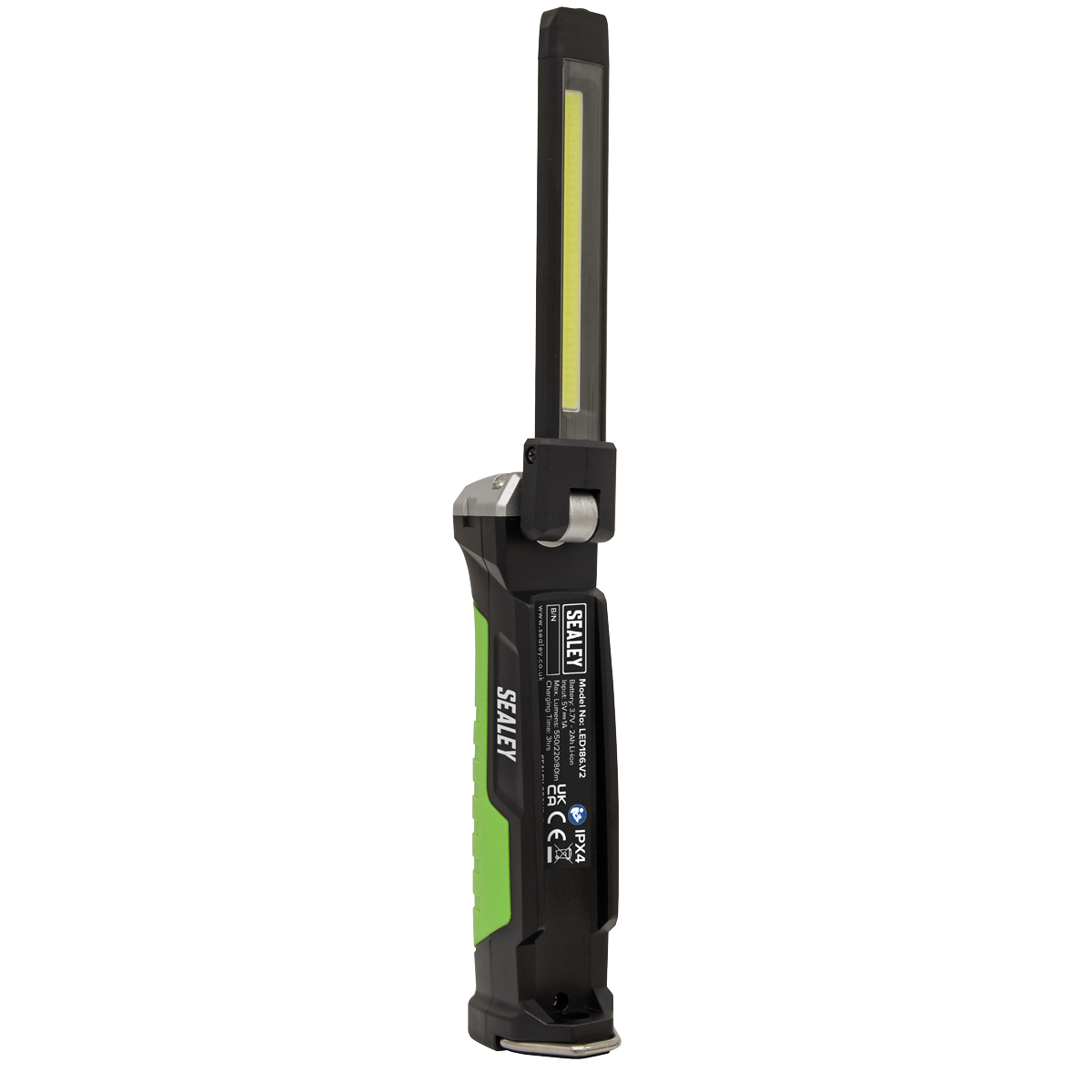 Rechargeable Slim Folding Inspection Light 6W COB LED & 1W SMD LED Lithium-ion