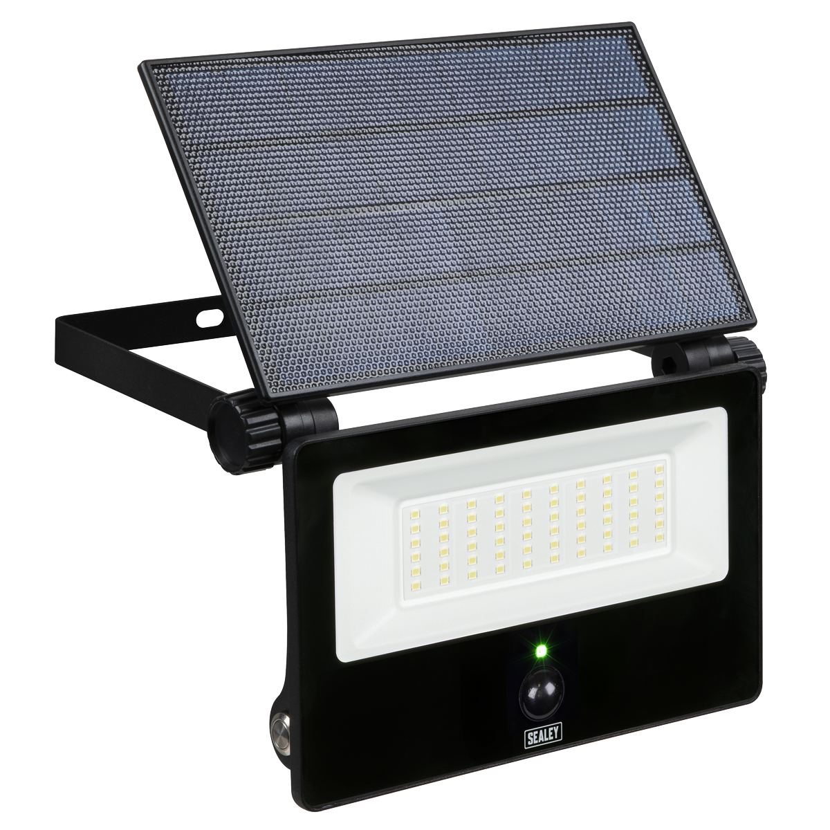 Extra-Slim Solar Floodlight with Wall Bracket 30W SMD LED