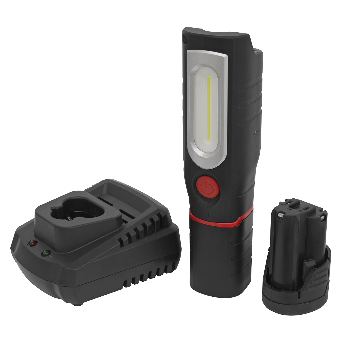 SV12 Series 8W COB LED Inspection Light with Battery & Charger Combo 12V