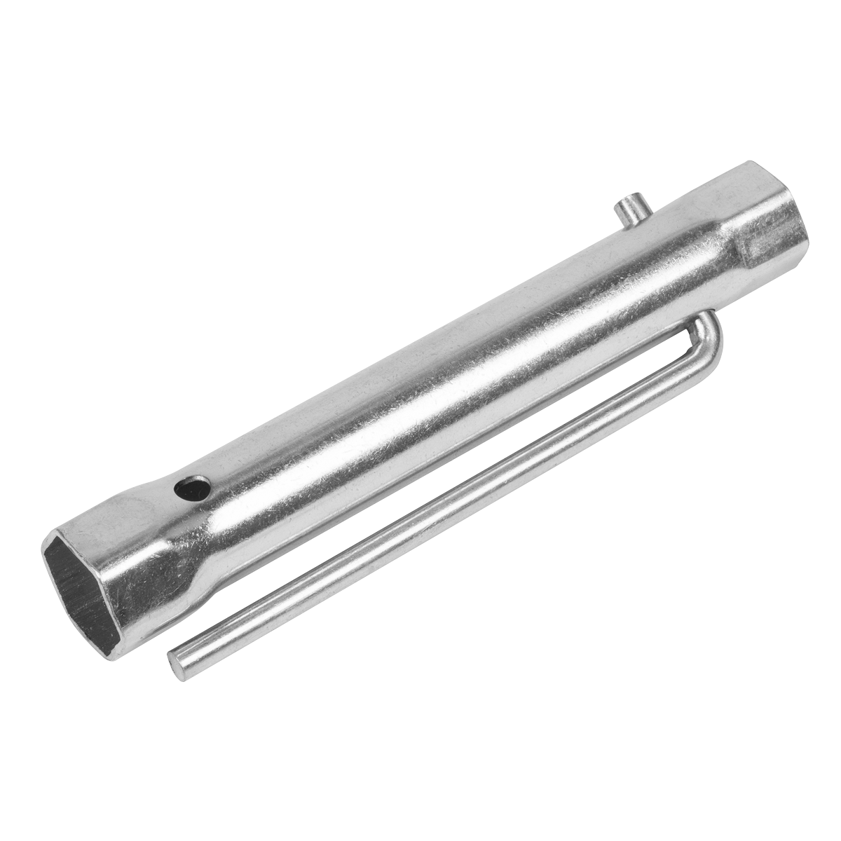 Long Reach Double End Spark Plug Box Spanner with L-Bar 17/21mm