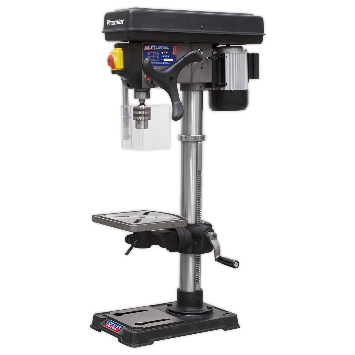 Premier Bench Mounting Pillar Drill 16-Speed 370W/230V