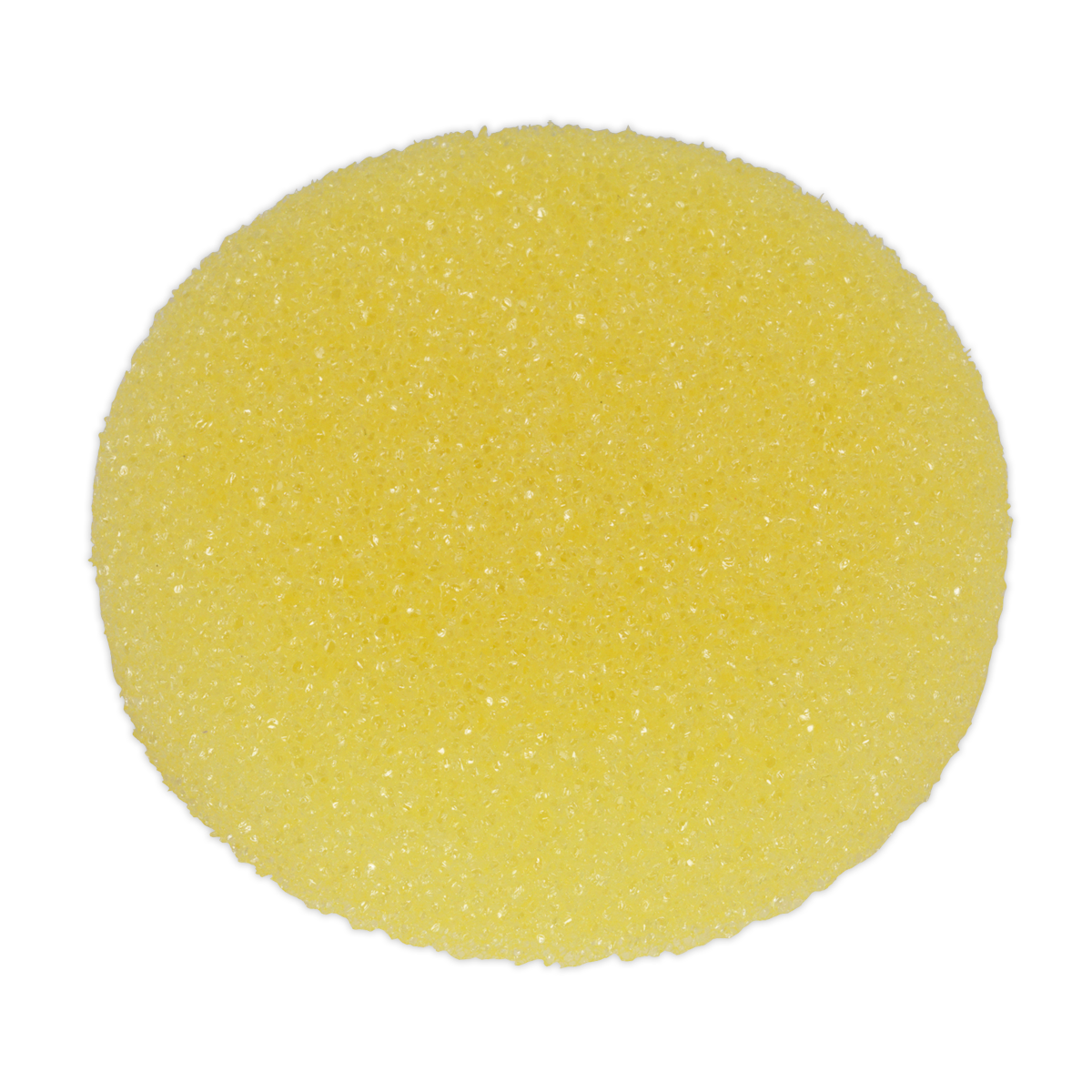 Hook-and-Loop Buffing & Polishing Foam Head 80 x 25mm - Yellow/Coarse