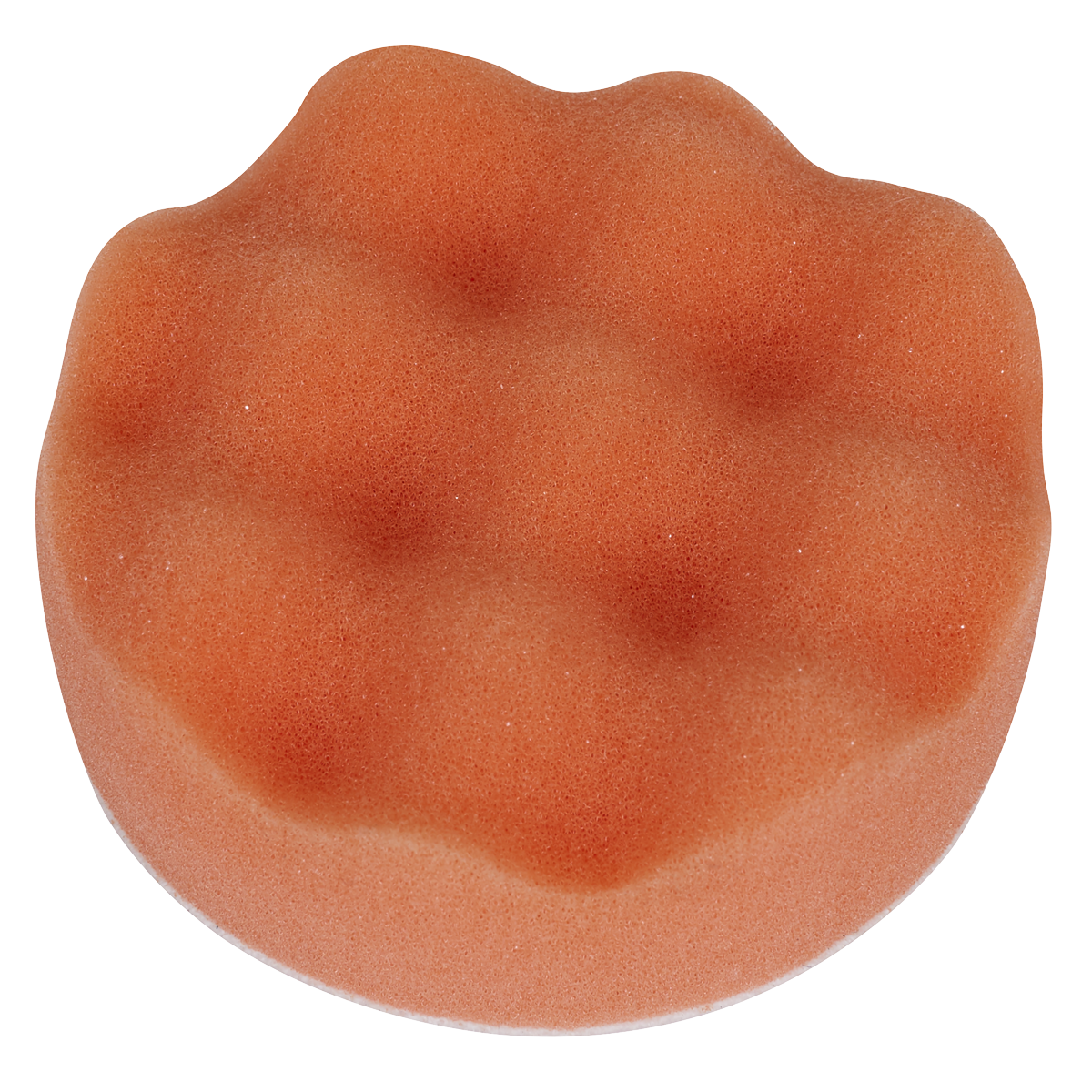 Hook-and-Loop Buffing & Polishing Foam Head 80 x 25mm - Orange/Firm