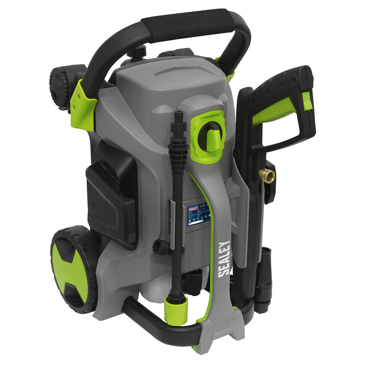 Pull-Along Pressure Washer with TSS 140bar 1800W/230V