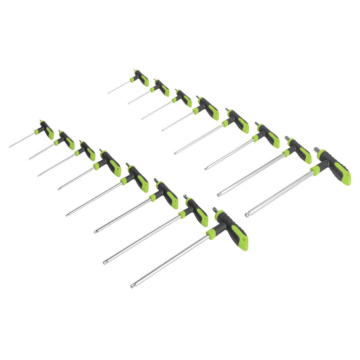 Siegen T-Handle TRX-Star* & Hex Key Set 16pc