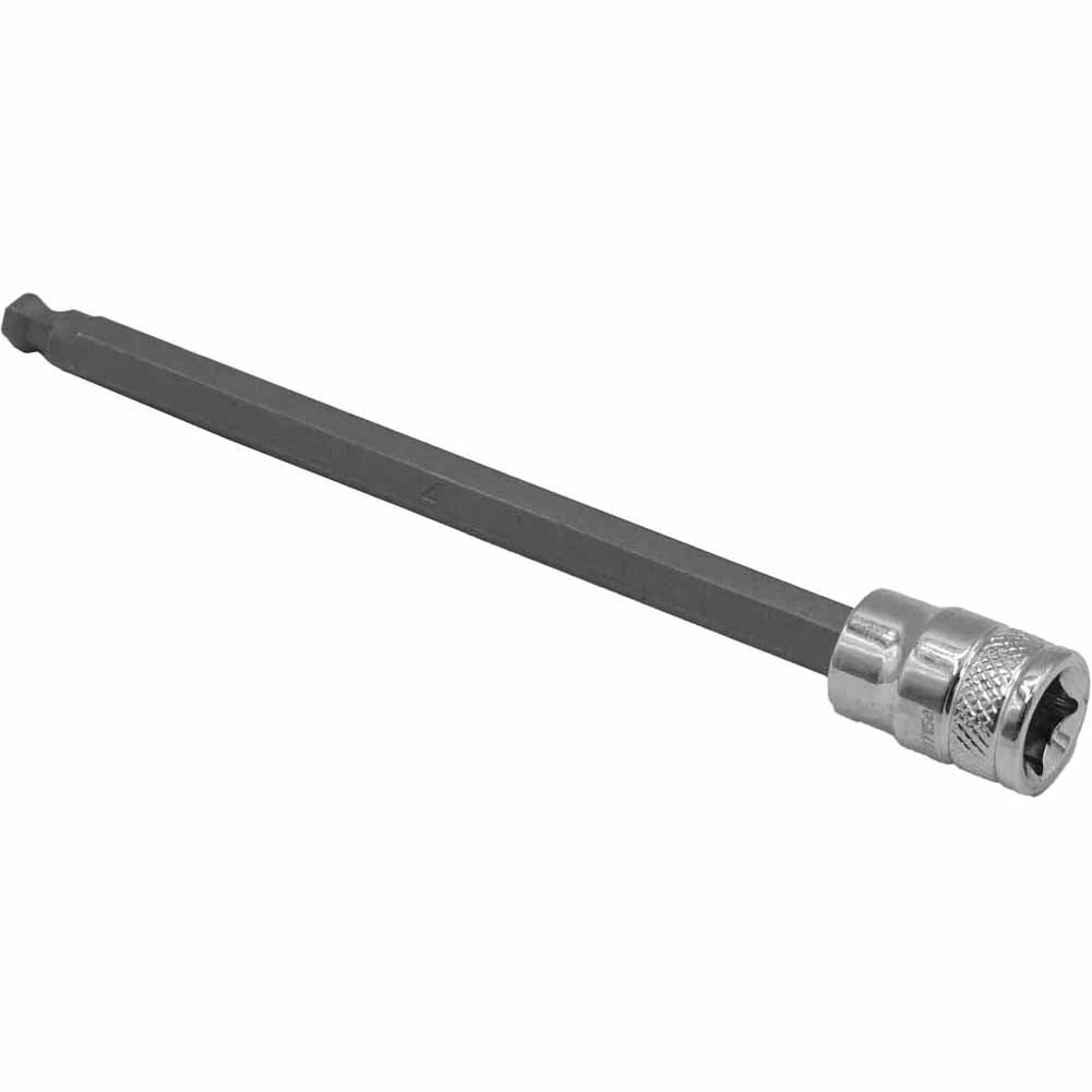 BOXO 3/8" Long Ball Ended Hex Bit Sockets - Sizes H4 to 12