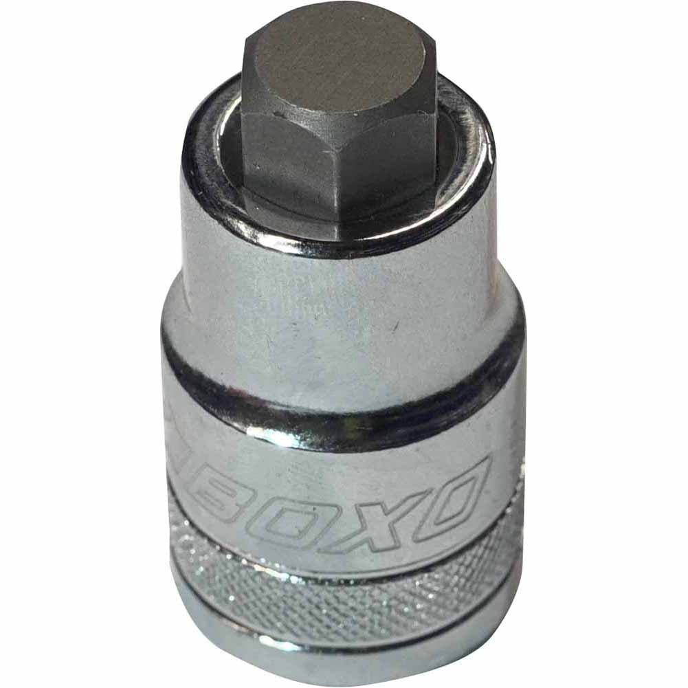 BOXO 1/2" Super Stubby Hex Bit Sockets - Sizes H5 to H19