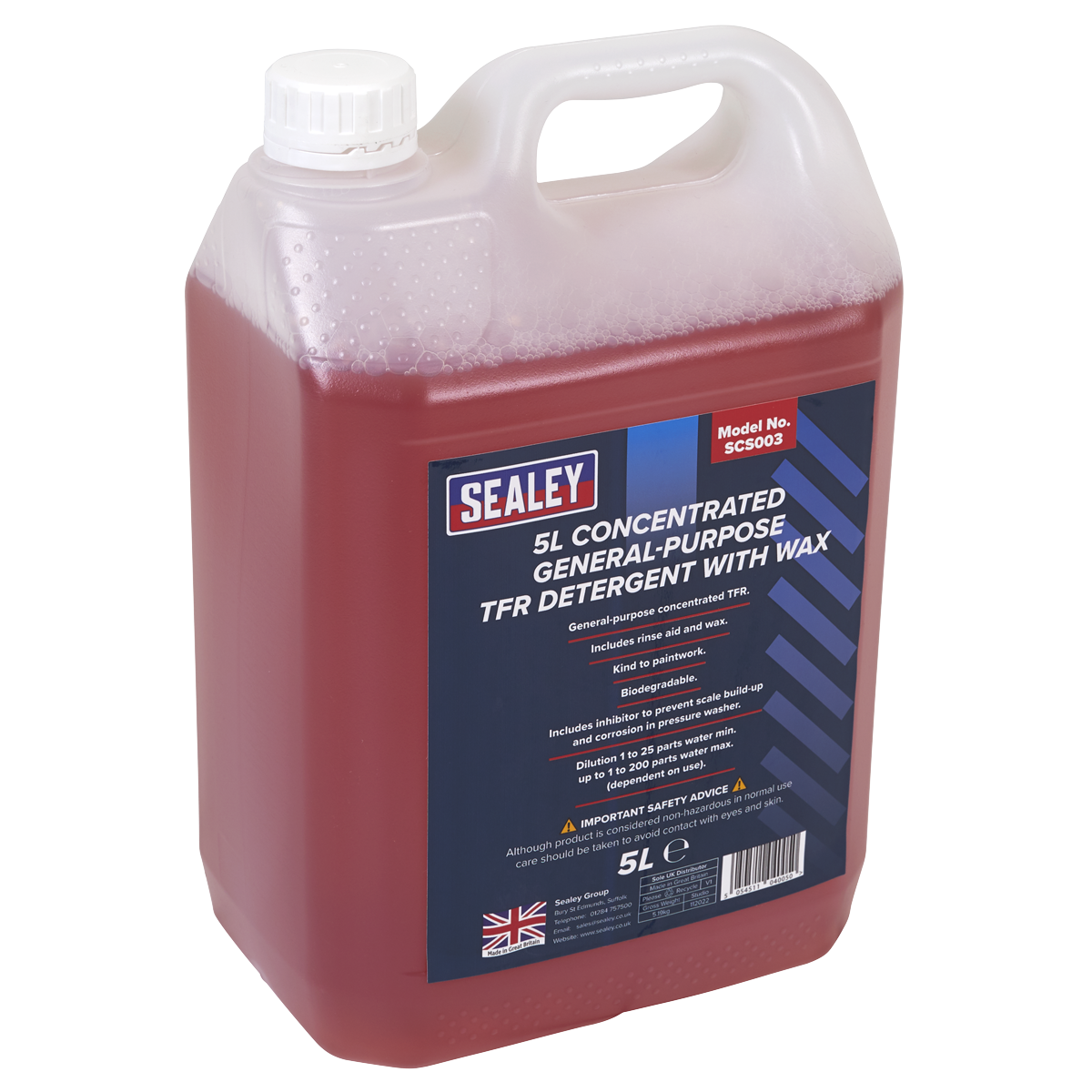 Concentrated General-Purpose TFR Detergent with Wax 5L