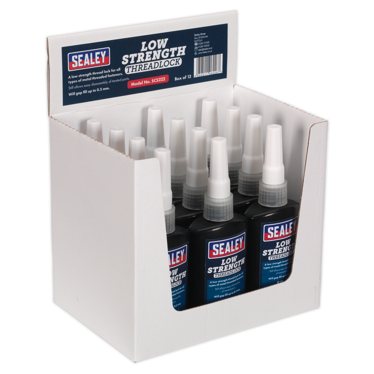 Low Strength Thread Lock 50ml - Pack of 12