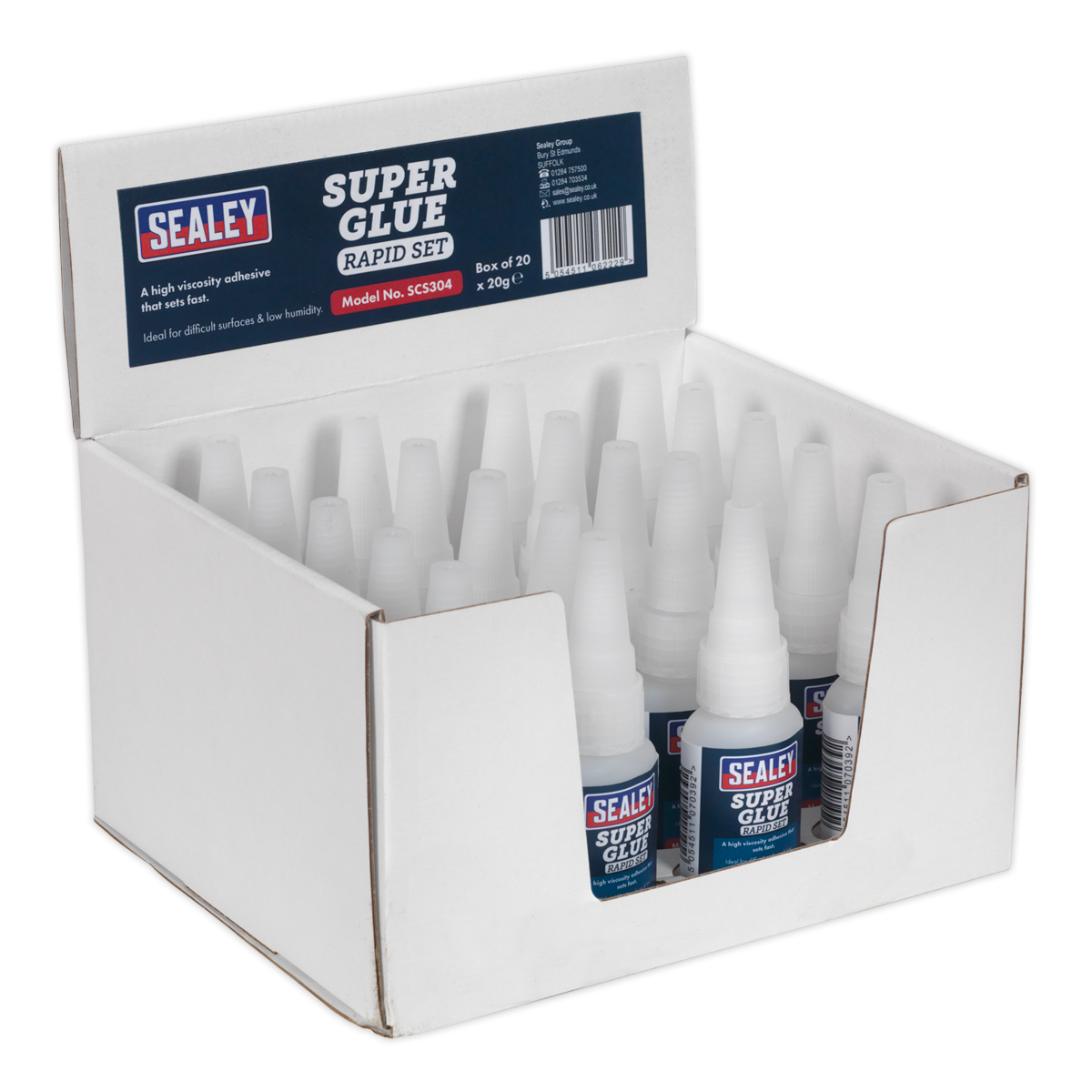 Rapid Set Super Glue 20g - Pack of 20