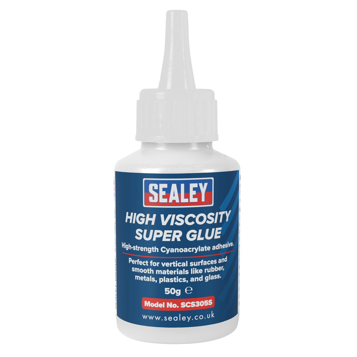 High Viscosity Super Glue - Cyanoacrylate Adhesive, Fast-Bonding Formula 50g - Clear