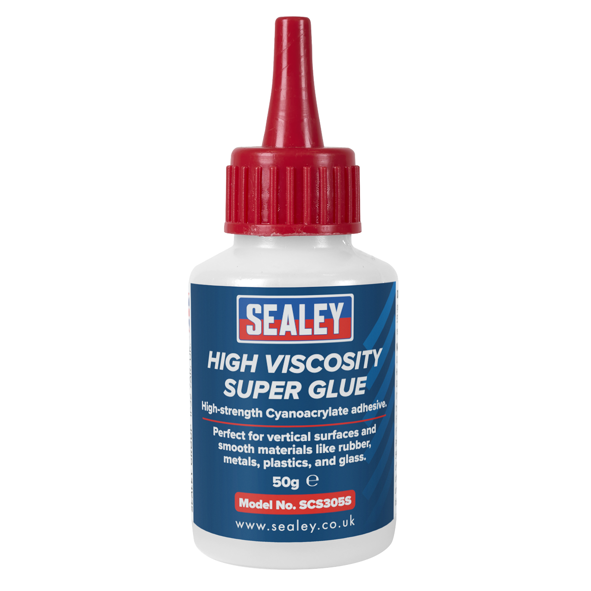 High Viscosity Super Glue - Cyanoacrylate Adhesive, Fast-Bonding Formula 50g 25pc - Clear