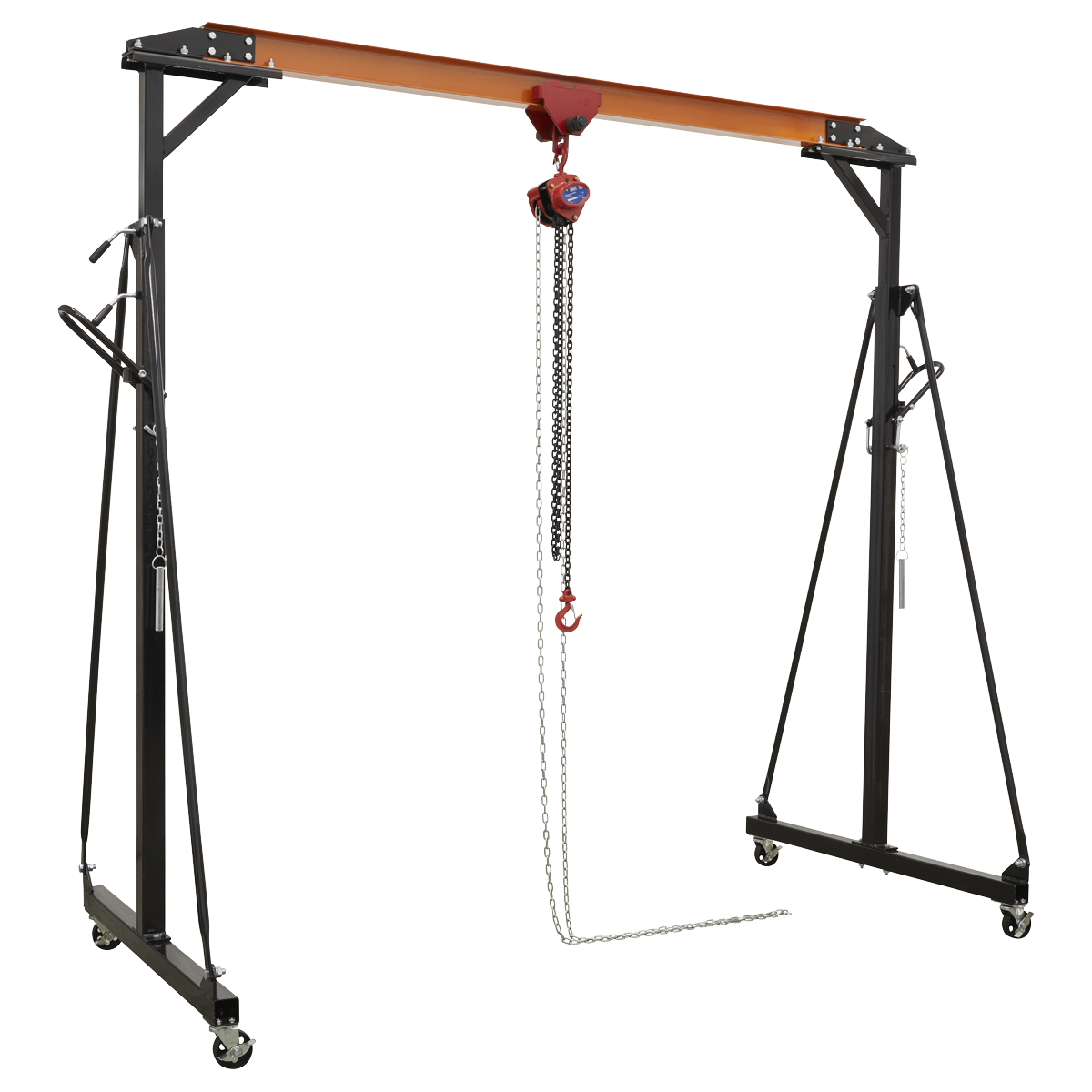 Portable Lifting Adjustable Gantry Frame 0.5 Tonne & Hoist Combo