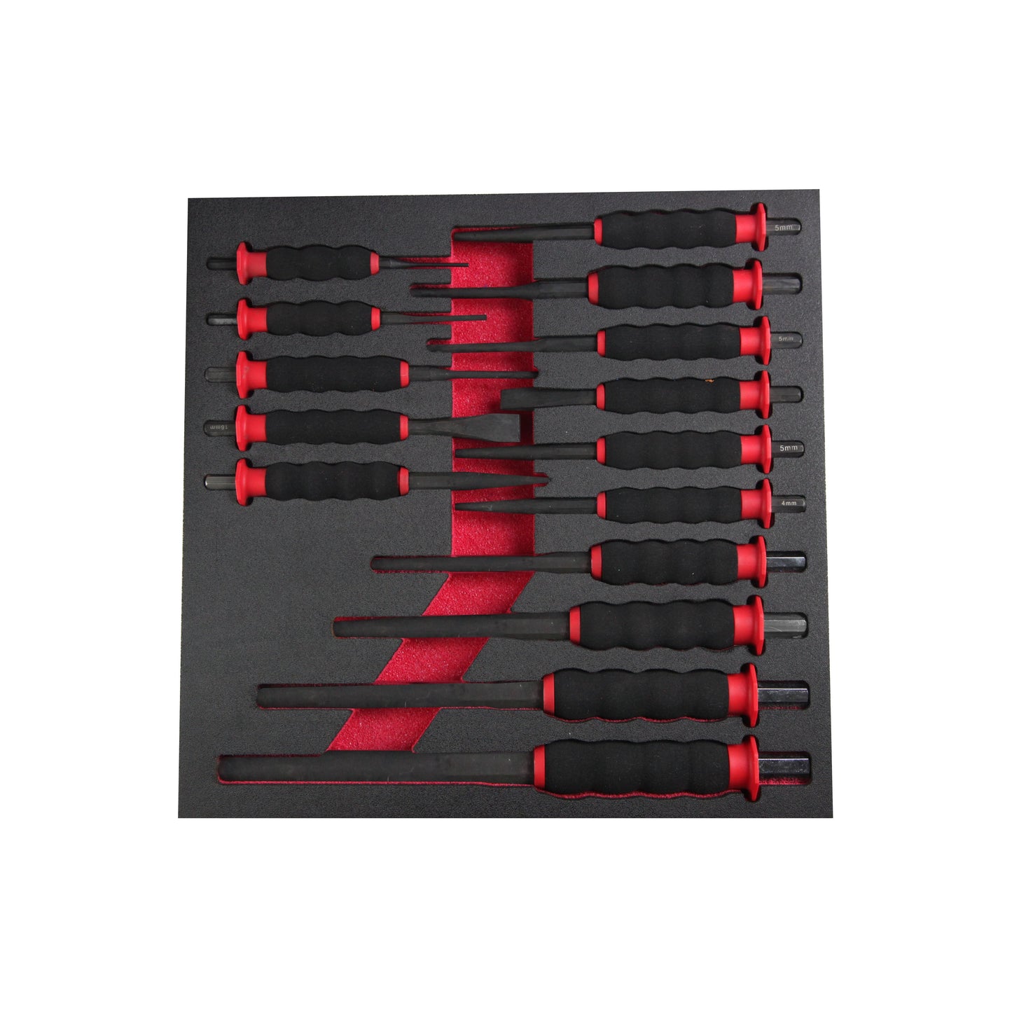 POWERHAND Ergonomic Soft Grip Punch Set