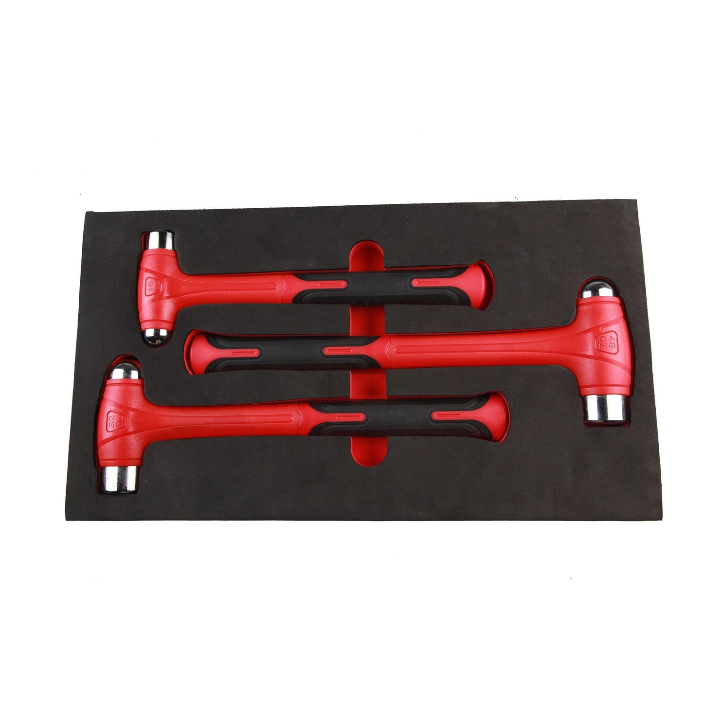 POWERHAND 3Pc Steel Hammer Face & Pein Set