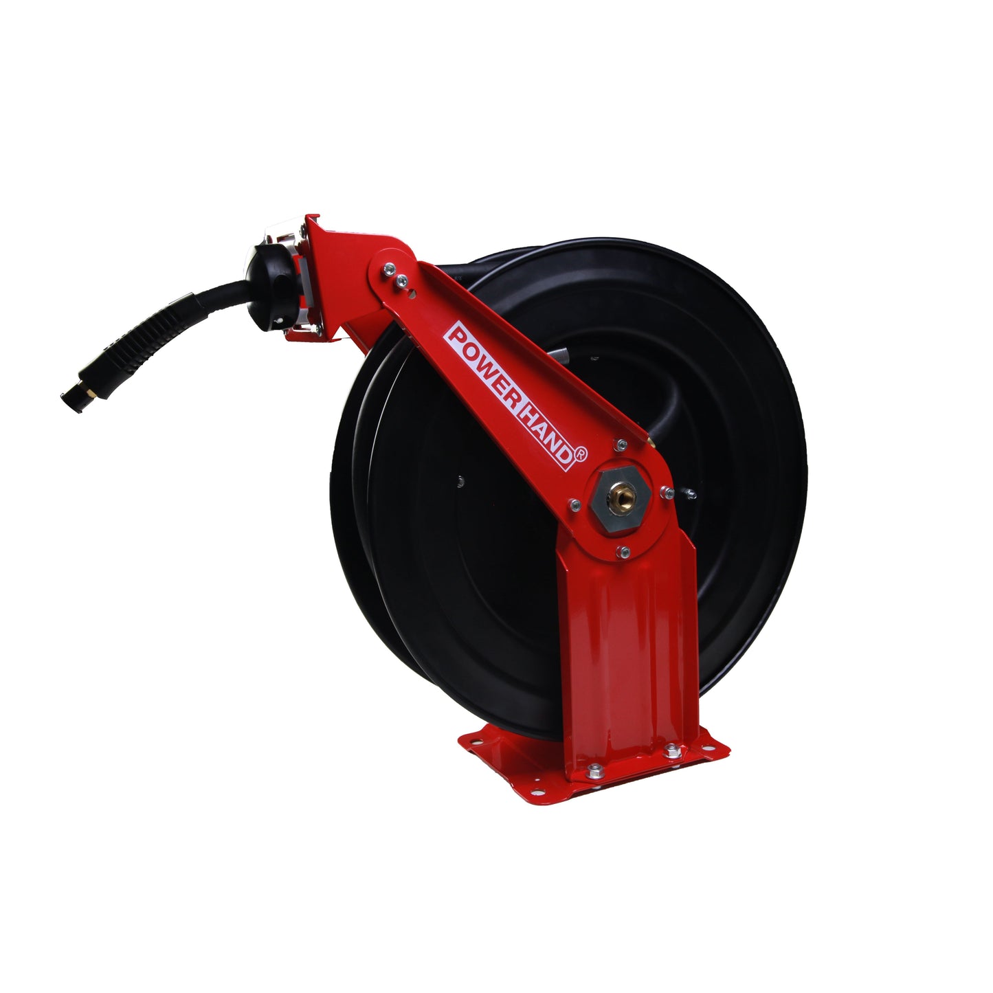 POWERHAND 3/8" Retractable Double Arm Air Hose Reel - 15m