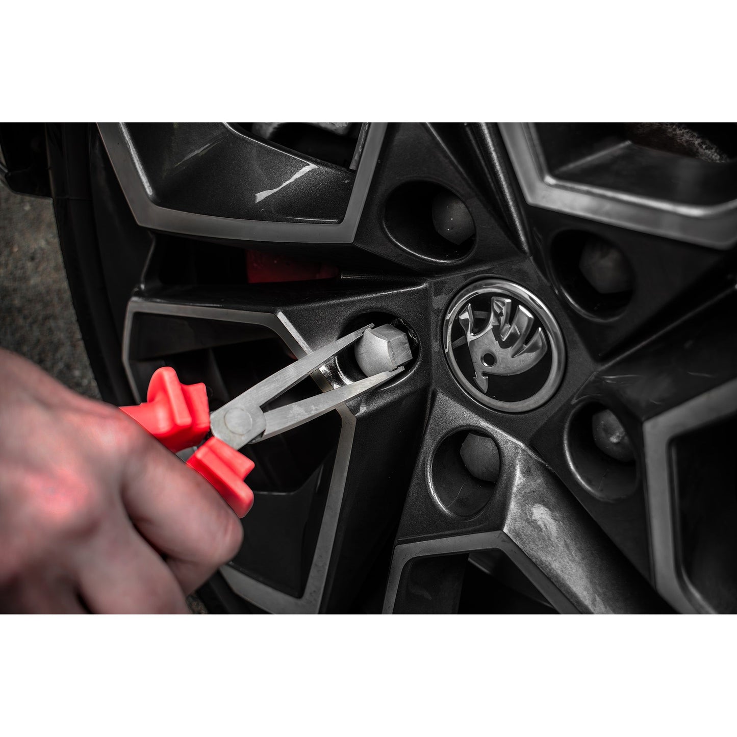 POWERHAND 200mm Wheel Nut Cap Pliers