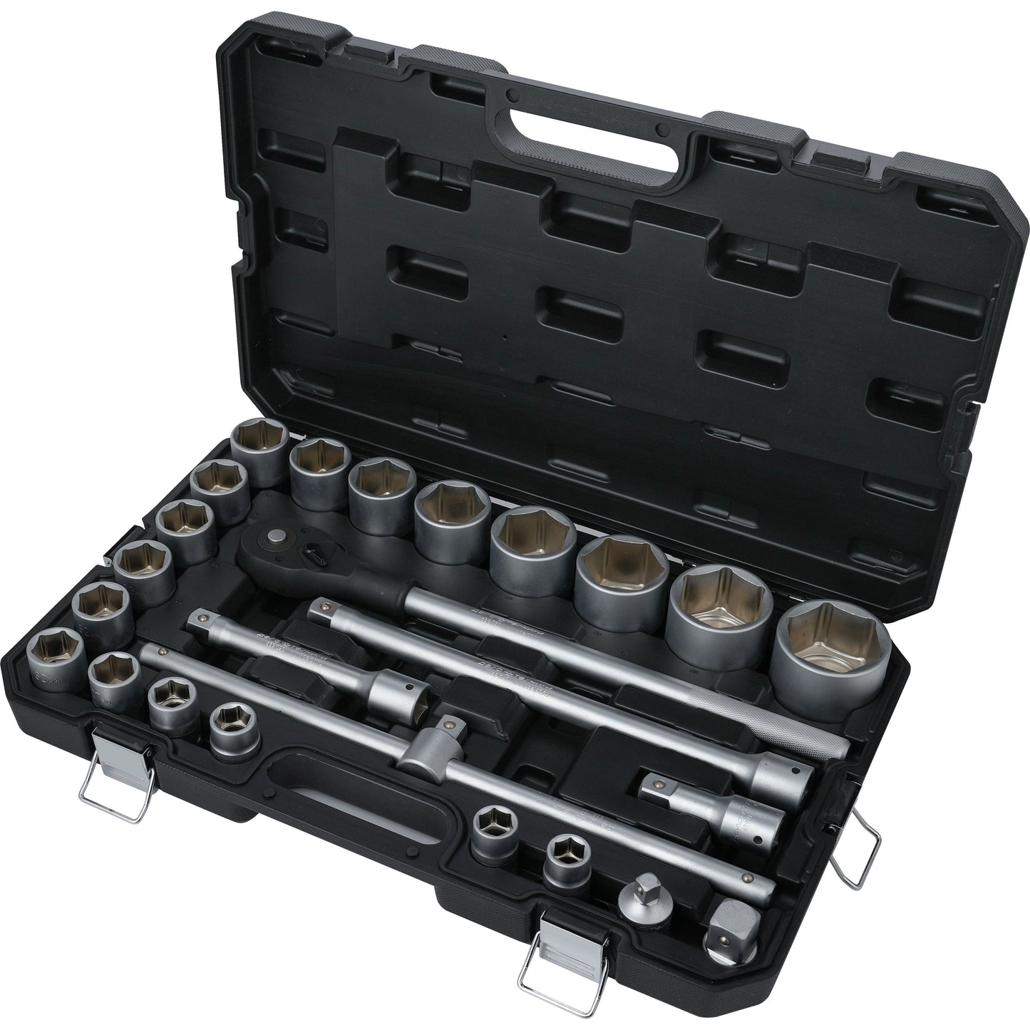 POWERHAND 25Pc 3/4" 6PT Chrome Socket Set - 19mm-65mm