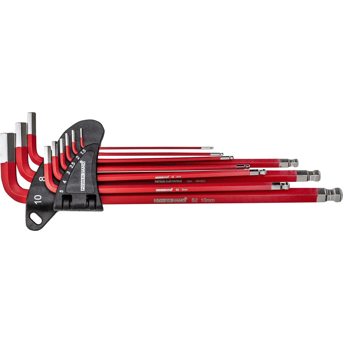 POWERHAND 9Pc XL Magnetic Hex Key Set