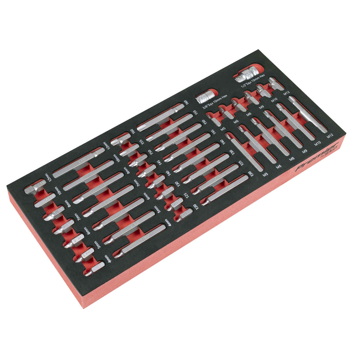 Premier TRX-Star*, Hex & Spline Bit Set with Tool Tray 44pc
