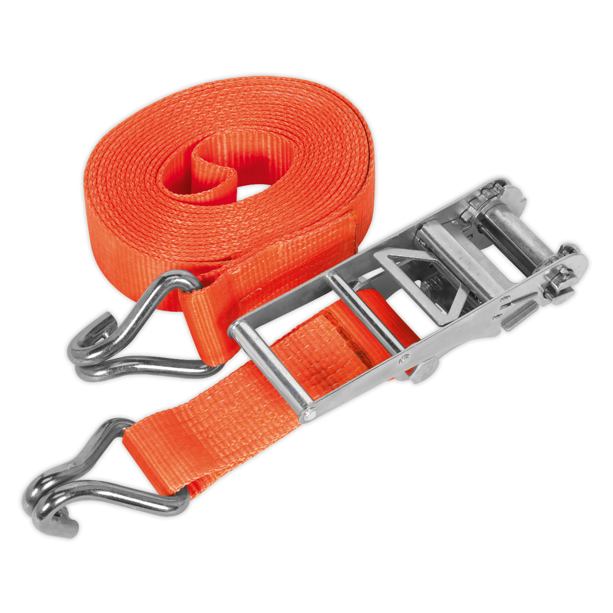 Ratchet Strap Polyester Webbing 75mm x 8m 10000kg Breaking Strength