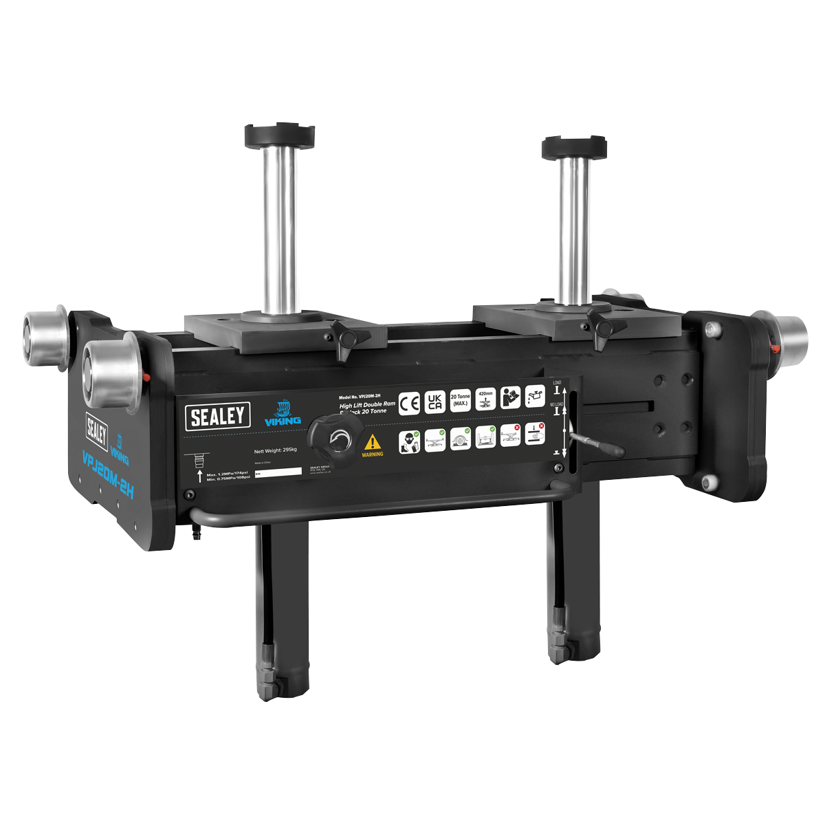 Viking Pit Jack 20 Tonne Double Ram High Lift