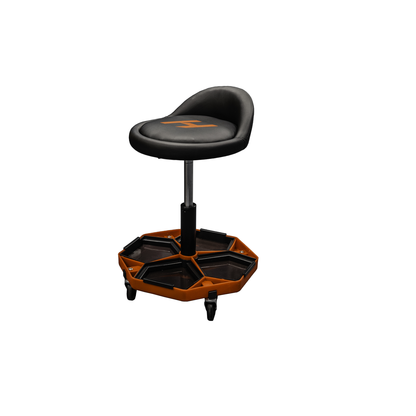 HURRICANE Adjustable Creeper Seat with Magnetic Tool Tray